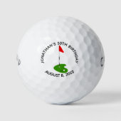 Golf 50. Geburtstagsparty Golfball (Vorderseite)