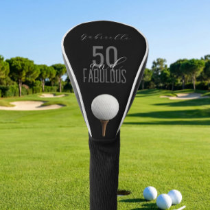 Golf 50 und Fabelhaft Geburtstagsgolfer-Geschenkid Headcover