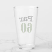 Golf 60. Geburtstag mit Nummer 160 Glas (Rückseite)