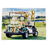 Golf 70. Geburtstag für Golfer  Große Geschenktüte (Vorderseite)