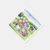 Golf 70. Geburtstag für Golfer Serviette (Ecke)