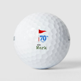 Golf 70. Geburtstag Golfball