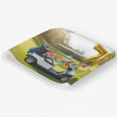 Golf 70. Geburtstag Par Tee Golfer Party Pappteller (Gewinkelt)
