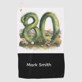 Golf 80th Birthday at Arizona Golfhandtuch