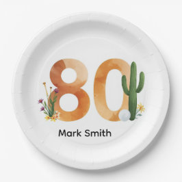 Golf 80th Birthday with golf ball Arizona golfer Pappteller