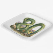 Golf 80th Birthday with golf ball  Arizona golfer Pappteller (Gewinkelt)