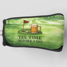 Golf Abschlag vor meiner Hochzeit Junggesellenabsc Headcover