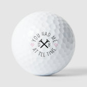 Golf Abschlagzeit benutzerdefinierte Initialen Rom Golfball (Vorderseite)