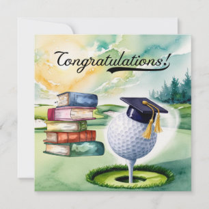 "Golf Abschluss Card - Herzlichen Glückwunsch Grad Karte