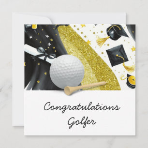 Golf Abschluss Card - Herzlichen Glückwunsch Gradu