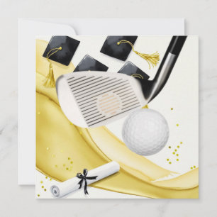 Golf Abschluss Card - Herzlichen Glückwunsch Gradu