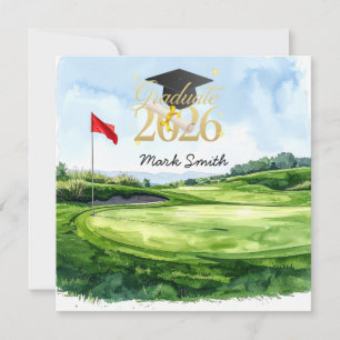 Golf-Abschluss Glückwünsche 2026 Karte