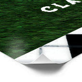 Golf Abschluss Herzlichen Glückwunsch Poster (Ecke)