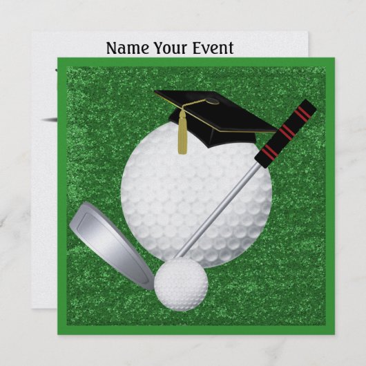 Golf Abschluss - SRF Einladung (Vorne/Hinten)