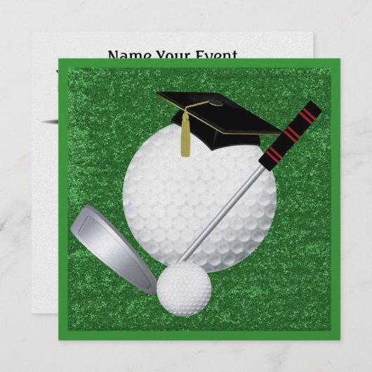 Golf Abschluss - SRF Einladung (Vorne/Hinten)