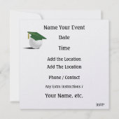 Golf Abschluss - SRF Einladung (Rückseite)