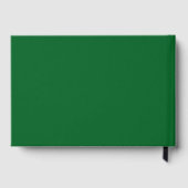 Golf Abschluss zum Thema Golfer auf Grün Gästebuch (Rückseite)