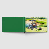 Golf Abschluss zum Thema Golfer auf Grün Gästebuch (Voll)
