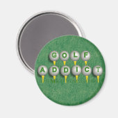 Golf Addict Magnet (Vorderseite/Rückseite)