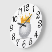 Golf-Adel Große Wanduhr (Winkel)