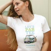 Golf Adult Geburtstag Personalisiert T-Shirt