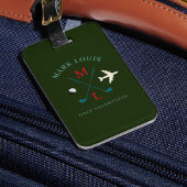 Golf Adventures Golfer Reisegepäck Gepäckanhänger