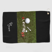 Golf Albatross lustige Geschenke für Golfer Golfhandtuch (Horizontal)