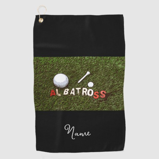 Golf Albatross lustige Geschenke für Golfer Golfhandtuch (Vorderseite)