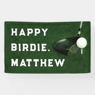 Golf Alles Gute zum Geburtstag Banner