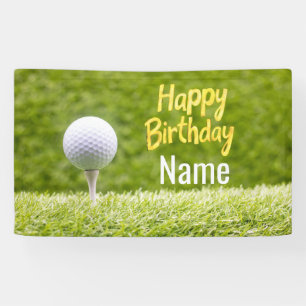 Golf Alles Gute zum Geburtstag für den Golfer auf Banner