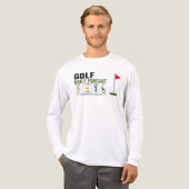 Golf Alltag Tri-Blend Shirt (Vorderseite komplett)