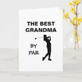 Golf am Golf von Nana Golfer Pub Gram Karte (Gelbe Blume)