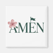 Golf Amen Pink Golf Tournament Birthday Party Girl Magnet (Vorne)