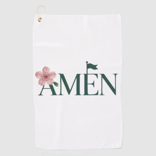 Golf Amen Pink Golfturnier Geburtstagsfeier Mädche Golfhandtuch