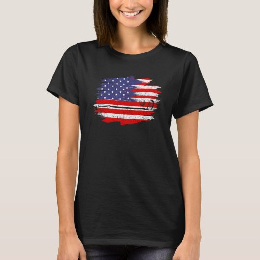 Golf American Flag Ball am 4. Juli mit Top Hat (Vorderseite)