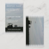 Golf an der Dämmerungs-Visitenkarte Visitenkarte (Vorne/Hinten)