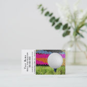 Golf-Anweisung Visitenkarte (Stehend Vorderseite)