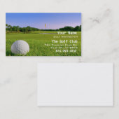 Golf-Anweisung Visitenkarte (Vorne/Hinten)