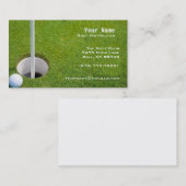 Golf-Anweisung Visitenkarte (Vorne/Hinten)