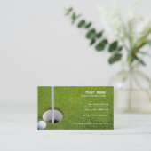 Golf-Anweisung Visitenkarte (Stehend Vorderseite)