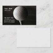 Golf-Anweisung Visitenkarte (Vorne/Hinten)