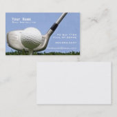 Golf-Anweisung Visitenkarte (Vorne/Hinten)