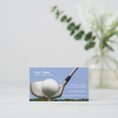 Golf-Anweisung Visitenkarte (Stehend Vorderseite)