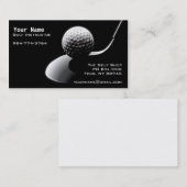 Golf-Anweisung Visitenkarte (Vorne/Hinten)