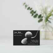 Golf-Anweisung Visitenkarte (Stehend Vorderseite)