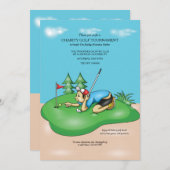 Golf Anyone Einladung (Vorne/Hinten)