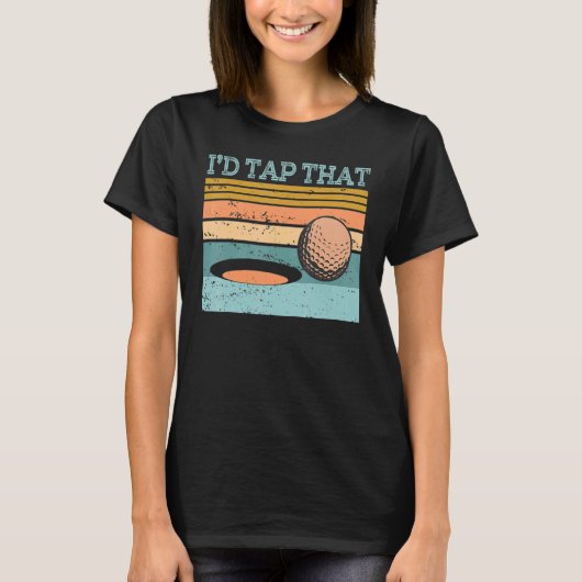 Golf-Apparel, den ich Gestochen hatte, das Golfspi T-Shirt (Vorderseite)