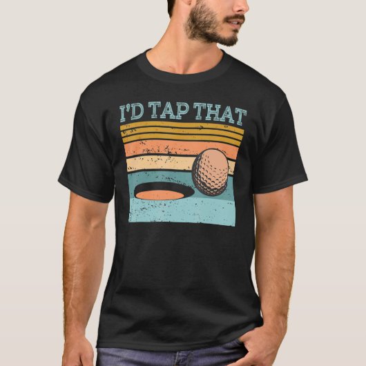 Golf-Apparel, den ich Gestochen hatte, das Golfspi T-Shirt (Vorderseite)