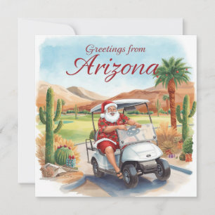 Golf Arizona Weihnachtsgruß Feiertagskarte