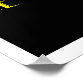 Golf auf dem Mond Poster (Ecke)